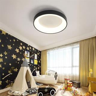 KUMANDALI LED AYDINLATMA BEYAZ PCBLİ ÇEMBER TAVAN LAMBASI,MODERN AVİZE