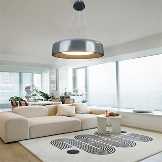 KUMANDALI MODERN LED ANTRASİT SARKIT AVİZE 3 IŞIK RENKLİ MODERN TAVAN LAMBASI 