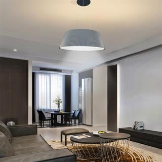 KUMANDALI MODERN LED ANTRASİT SARKIT AVİZE 3 IŞIK RENKLİ MODERN TAVAN LAMBASI 