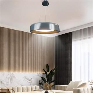 KUMANDALI MODERN LED ANTRASİT SARKIT AVİZE 3 IŞIK RENKLİ MODERN TAVAN LAMBASI 