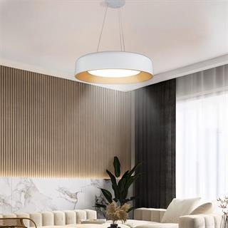 KUMANDALI MODERN LED BEYAZ SARKIT AVİZE 3 IŞIK RENKLİ MODERN TAVAN LAMBASI 