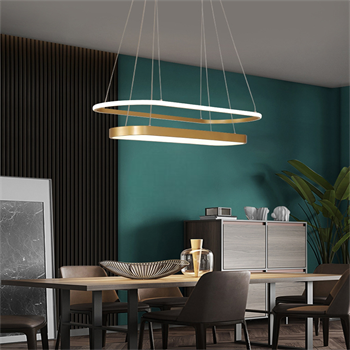 OVAL İÇİ OVAL LED LAMBA,SARKIT AVİZE,MODERN AYDINLATMA,DEKORATİF IŞIK