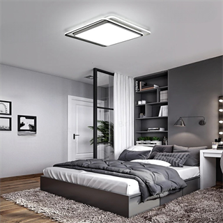 KUMANDALI LED AYDINLATMA SARMAL KARE PLAFONYER,MODERN  TAVAN LAMBASI