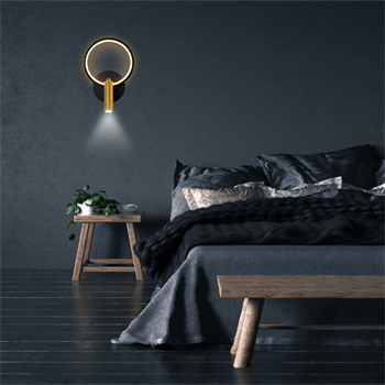 SPOTLU ÇEMBER APLİK,LAMBA,LED DUVAR AYDINLATMASI