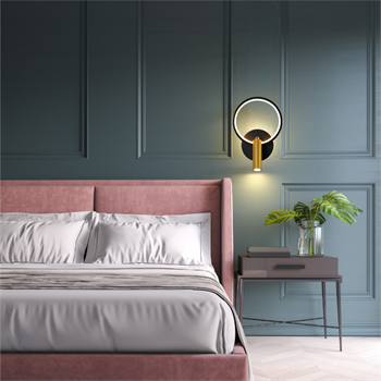 SPOTLU ÇEMBER APLİK,LAMBA,LED DUVAR AYDINLATMASI