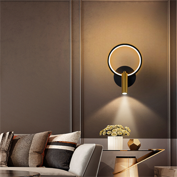 SPOTLU ÇEMBER APLİK,LAMBA,LED DUVAR AYDINLATMASI