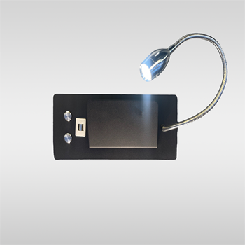 TELEFON,KİTAP TUTUCU,OKUMA LAMBASI,YATAK BAŞI APLİK,USB SARJ GİRİŞLİ SAĞ