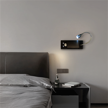 TELEFON,KİTAP TUTUCU,OKUMA LAMBASI,YATAK BAŞI APLİK,USB SARJ GİRİŞLİ SAĞ