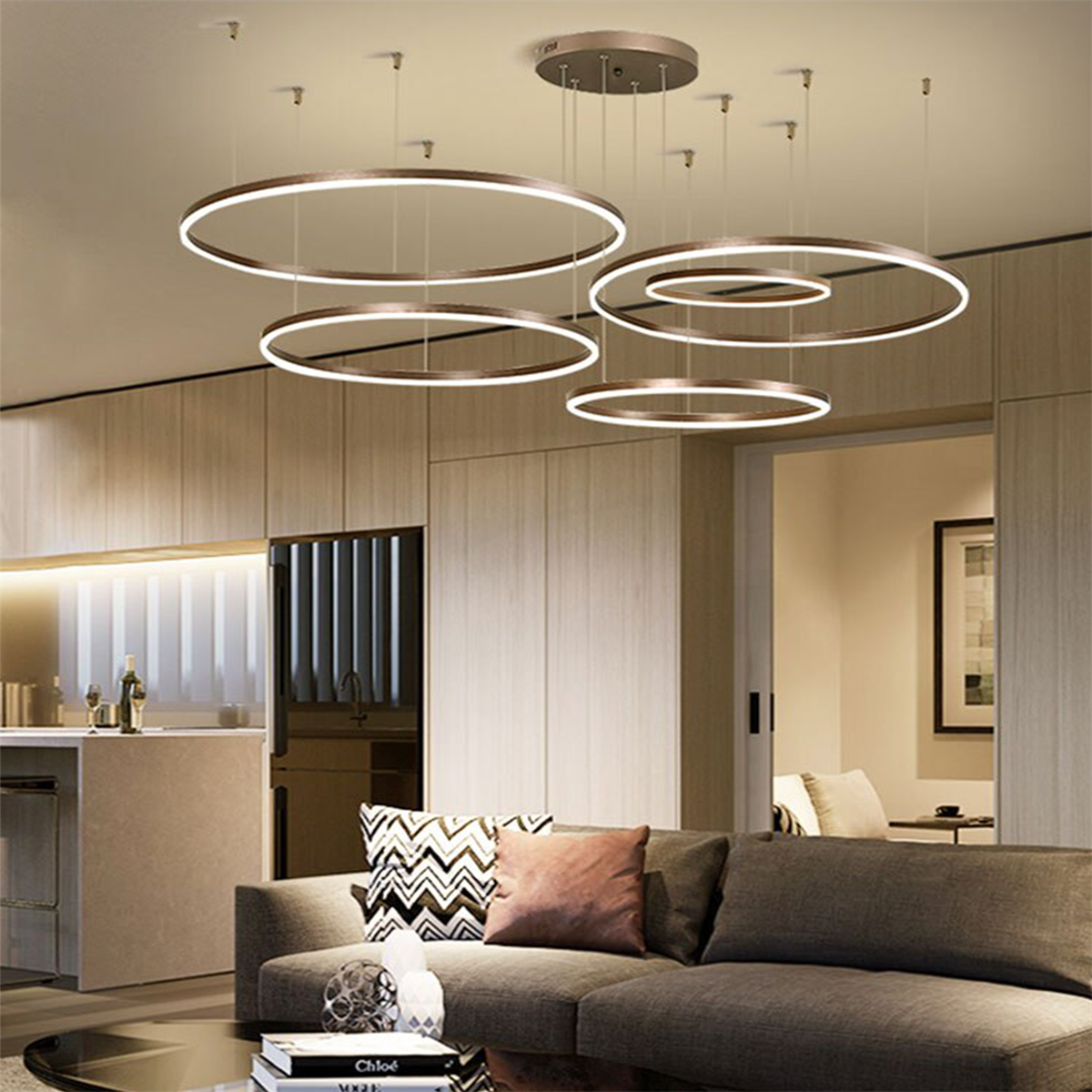 ÇEMBER(Ø40,60,80,100,120CM) LED LAMBA,YUVARLAK SARKIT AVİZE,MODERN AYDINLATMA,DEKORATİF IŞIK