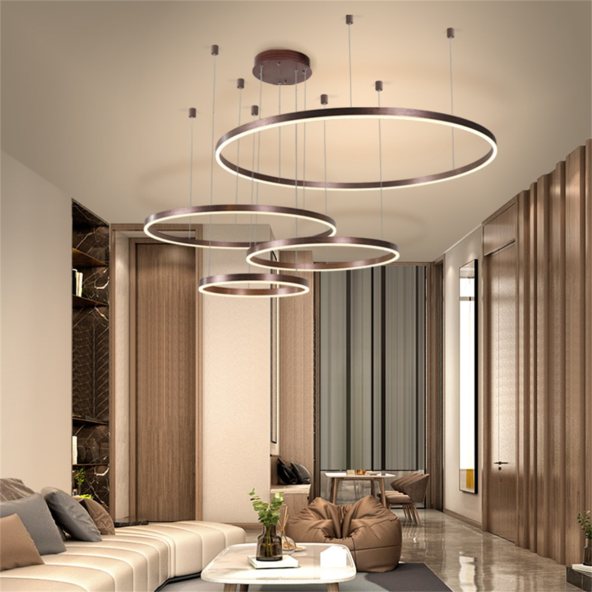 ÇEMBER(Ø40,60,80,100CM) LED LAMBA,YUVARLAK SARKIT AVİZE,MODERN AYDINLATMA,DEKORATİF IŞIK