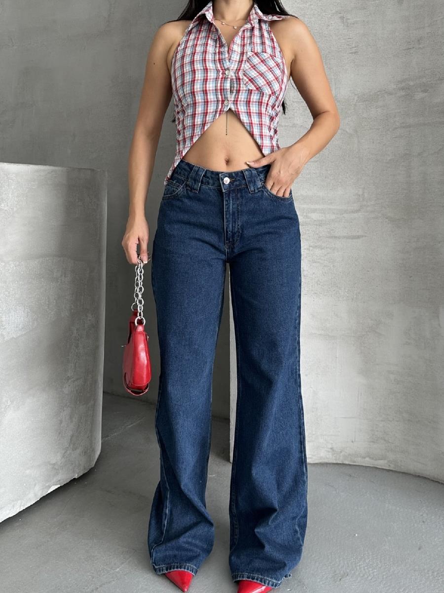 Bol Paça Baggy Relax Kot Pantolon