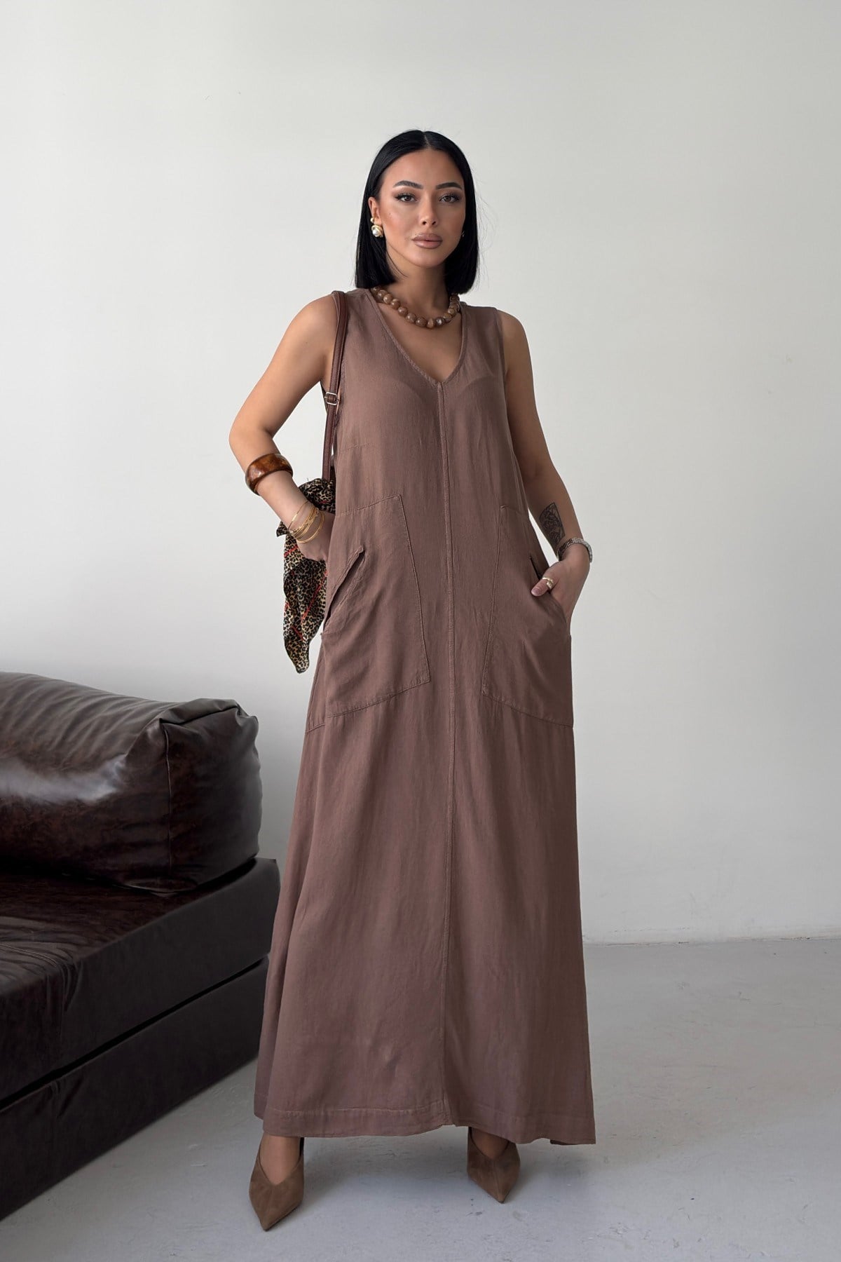 Cepli Oversize Elbise HS3072