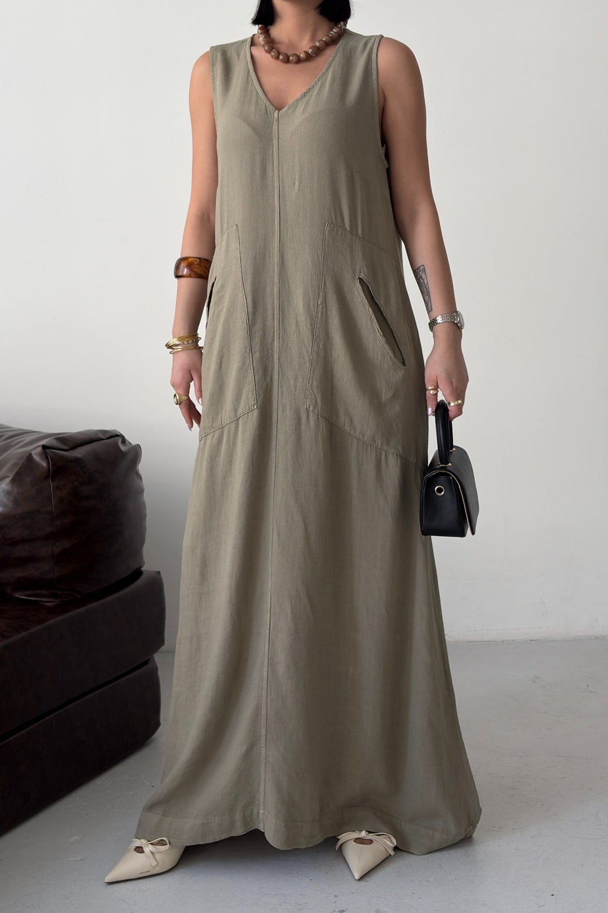 Cepli Oversize Elbise HS3072