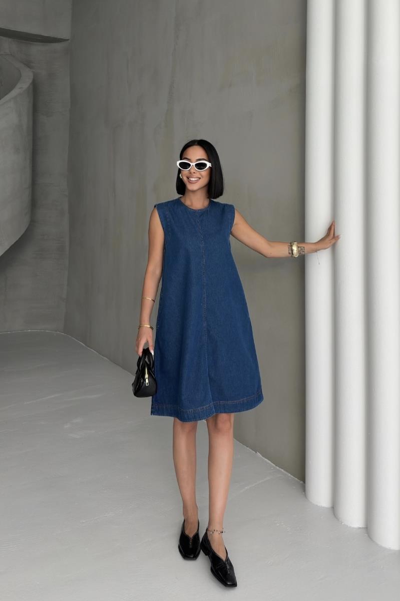 Kolsuz Cepli Oversize Elbise