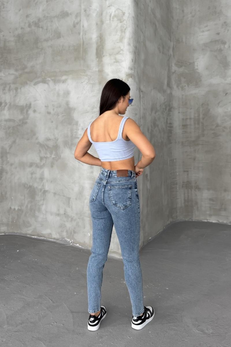 Tık Likra Kot Pantolon