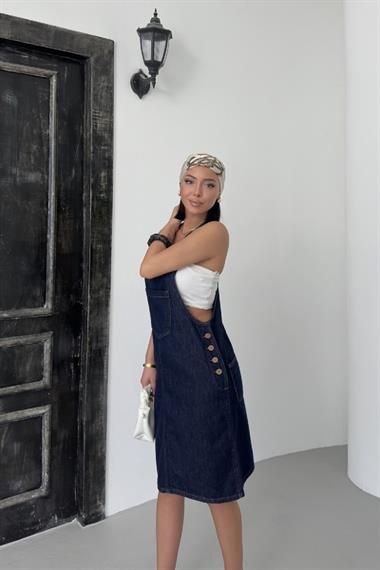 Askılı Salopet Elbise