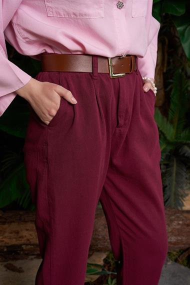 Beli Lastikli Havuç Pantolon