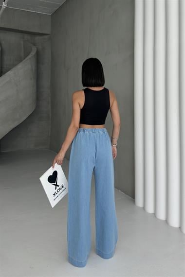 Beli Lastikli Palazzo Pantolon