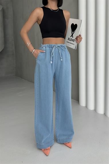 Beli Lastikli Palazzo Pantolon