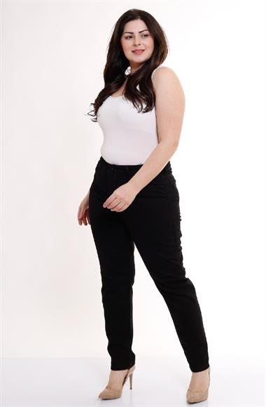 Yüksek Bel Comfort Slim Bilek Boy Kot Pantolon