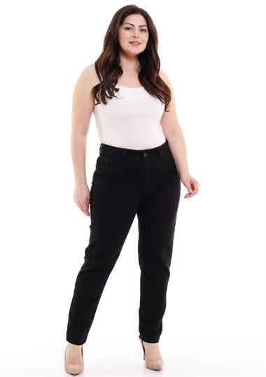 Yüksek Bel Comfort Slim Bilek Boy Kot Pantolon