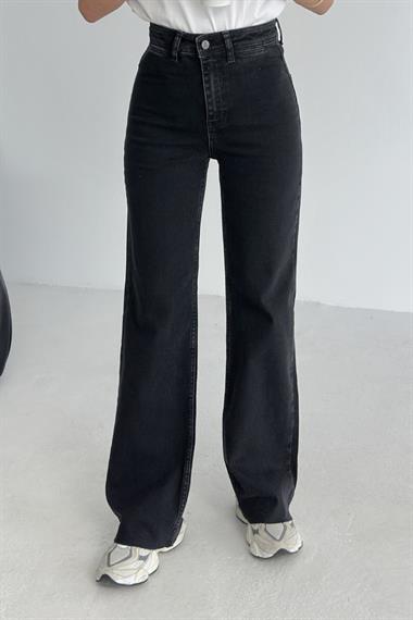 Dekoratif Cep Detaylı Palazzo Kot Pantolon