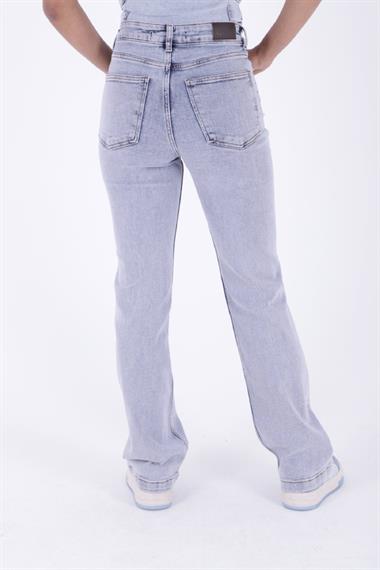 Dikişli Paça Bol Paça Relax Kot Pantolon