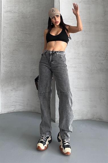 Dizi Pensli Baggy Kot Pantolon