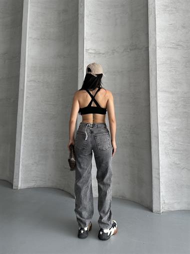 Dizi Pensli Baggy Kot Pantolon