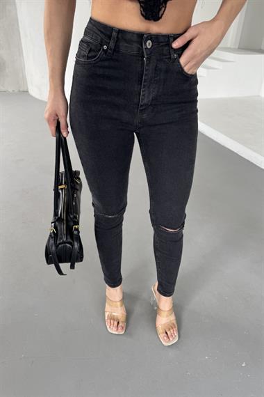 Dizi Yırtık Kot Pantolon