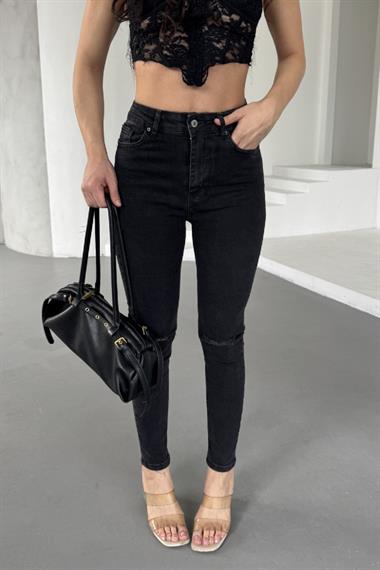 Dizi Yırtık Kot Pantolon