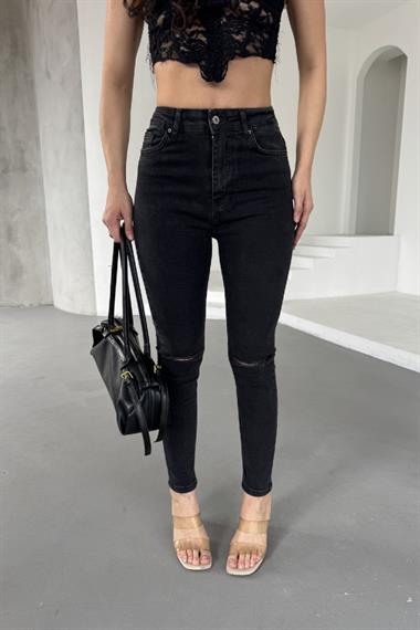 Dizi Yırtık Kot Pantolon