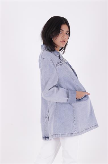 Düğmeli Klasik Blazer Ceket