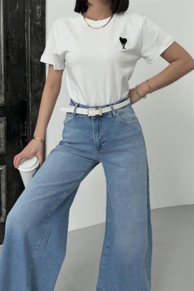 Geniş Paça Kot Pantolon