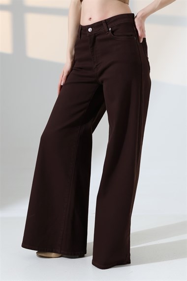 Geniş Paça Kot Pantolon 7082