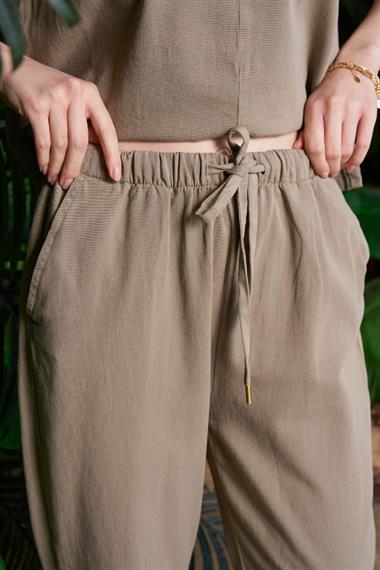 Havuç Keten Pantolon