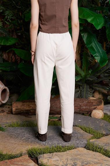 Havuç Keten Pantolon