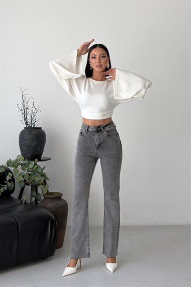 İspanyol Mom Fit Kot Pantolon 1706