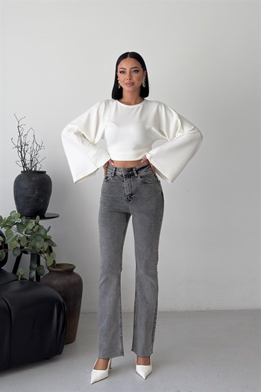 İspanyol Mom Fit Kot Pantolon 1706