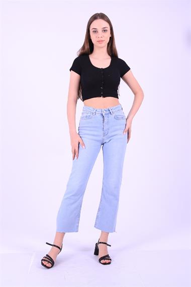 İspanyol Mom Fit Kot Pantolon