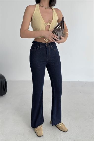 İspanyol Mom Fit Kot Pantolon