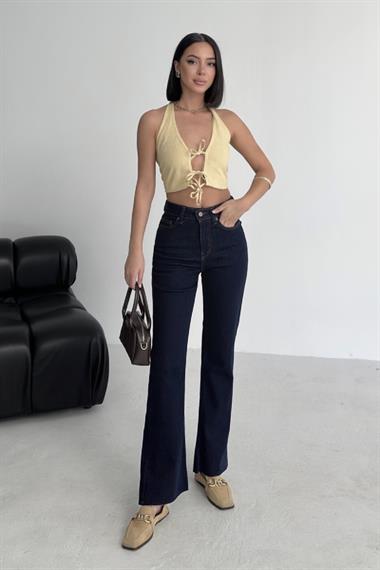 İspanyol Mom Fit Kot Pantolon