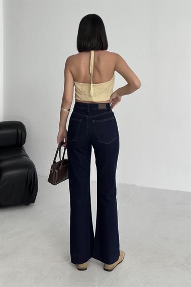 İspanyol Mom Fit Kot Pantolon