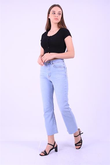 İspanyol Mom Fit Kot Pantolon