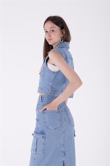 Kargo Cepli Kot Etek