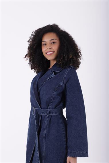 Kemerli Kot Trençkot