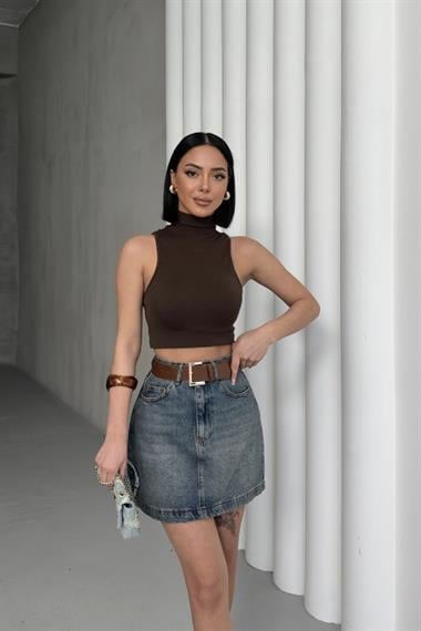 Kısa Boy Kot Etek