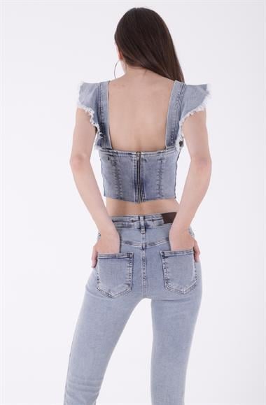 Kısa Boy Skinny Kot Pantolon