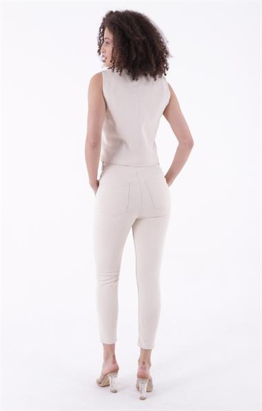 Kısa Boy Skinny Kot Pantolon