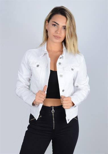 Klasik Kısa Kot Ceket